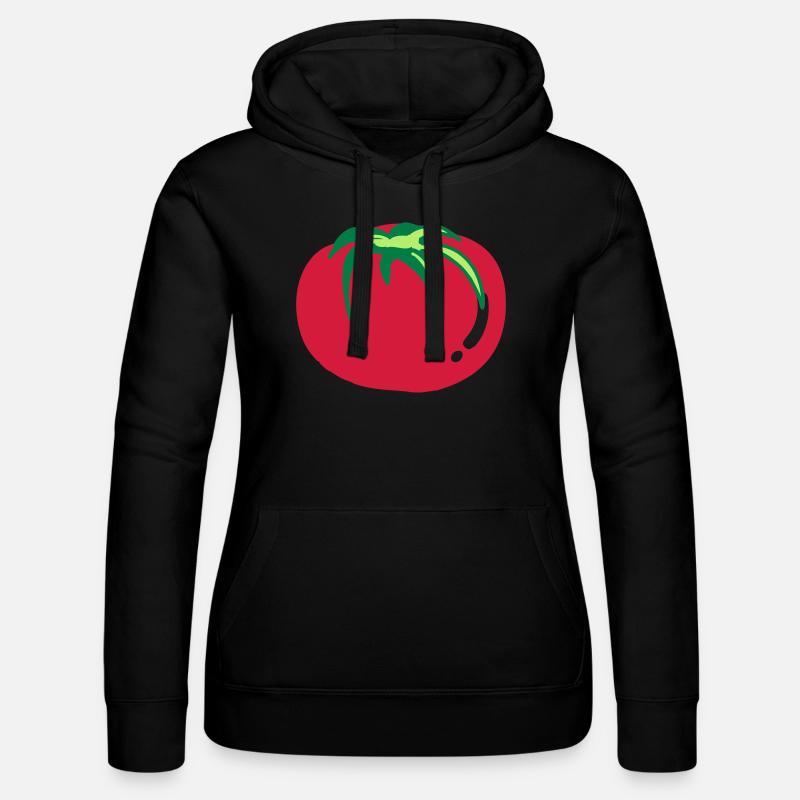 tomato - Women’s Hooded Sweater by Russell - black