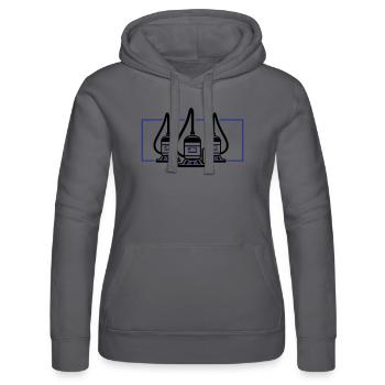 Staubsauger Putzen - Frauen Kapuzen Sweater von Russell - Schwarz - Vorne - Marisol (170cm)
