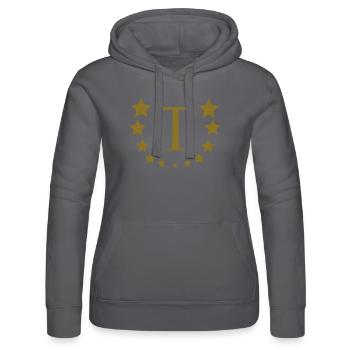 T - Frauen Kapuzen Sweater von Russell - Schwarz - Vorne - Marisol (170cm)