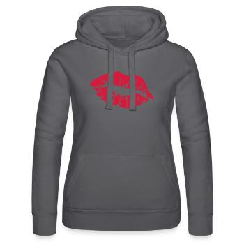 rouge à lèvres - Sweat à capuche Russell Femme - noir - Devant - Marisol (170cm)