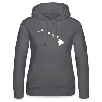 Hawaii - Sweat à capuche Russell Femme - noir - Devant - Marisol (170cm)