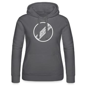 UNBGRNZT by Unbegrenzt Apparel - Frauen Kapuzen Sweater von Russell - Schwarz - Vorne - Marisol (170cm)