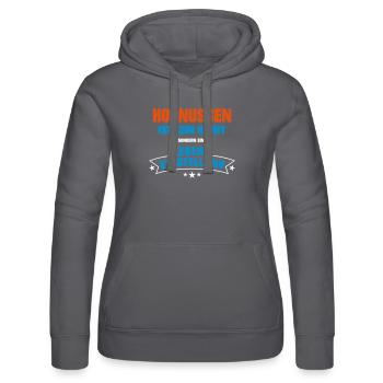 Hornussen Sportart - Frauen Kapuzen Sweater von Russell - Schwarz - Vorne - Marisol (170cm)