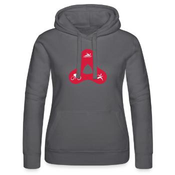 TRI triangle - Sweat à capuche Russell Femme - noir - Devant - Marisol (170cm)