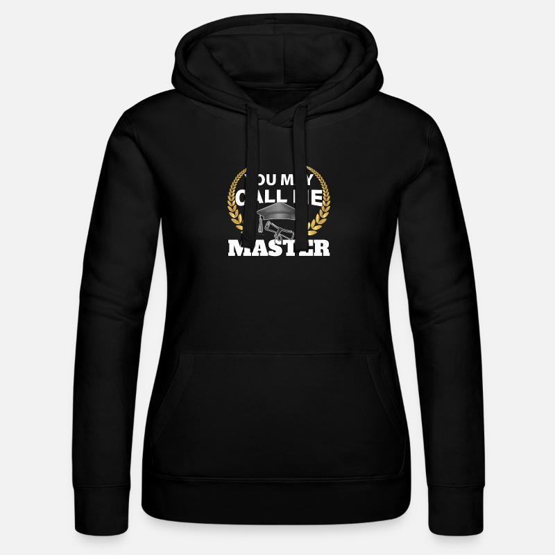 Vous pouvez m’appeler Master Design - Sweat à capuche Russell Femme - noir