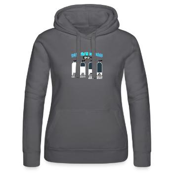 Tauchflasche Tauchen Taucher diving diver scuba - Frauen Kapuzen Sweater von Russell - Schwarz - Vorne - Marisol (170cm)