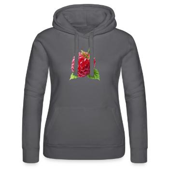 Raspberry - Women’s Hooded Sweater by Russell - black - Front - Marisol (170cm)