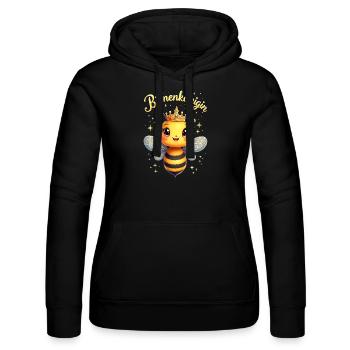 Bienenkönigin Kostüm Biene süß Bienen Fasching - Frauen Kapuzen Sweater von Russell - Schwarz - Vorne - Marisol (170cm)