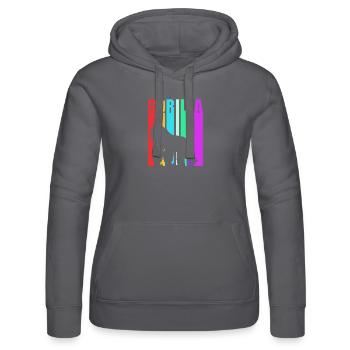 Gorilla - Frauen Kapuzen Sweater von Russell - Schwarz - Vorne - Marisol (170cm)