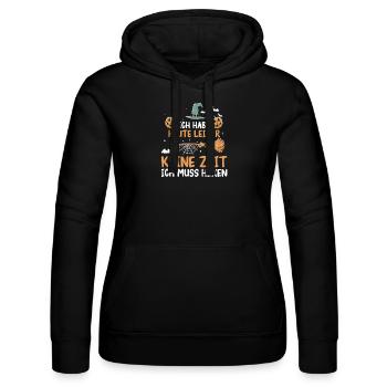 Hexe Hexenbesen Hexenkostüm Halloween - Frauen Kapuzen Sweater von Russell - Schwarz - Vorne - Marisol (170cm)