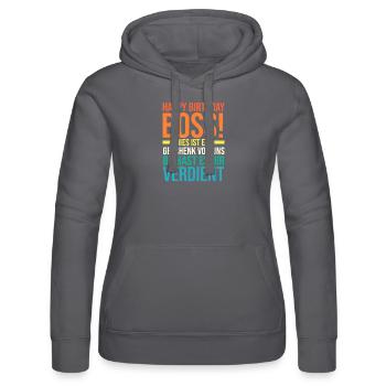Chef Gruppenleiter Teamleiter Vorgesetzter - Frauen Kapuzen Sweater von Russell - Schwarz - Vorne - Marisol (170cm)