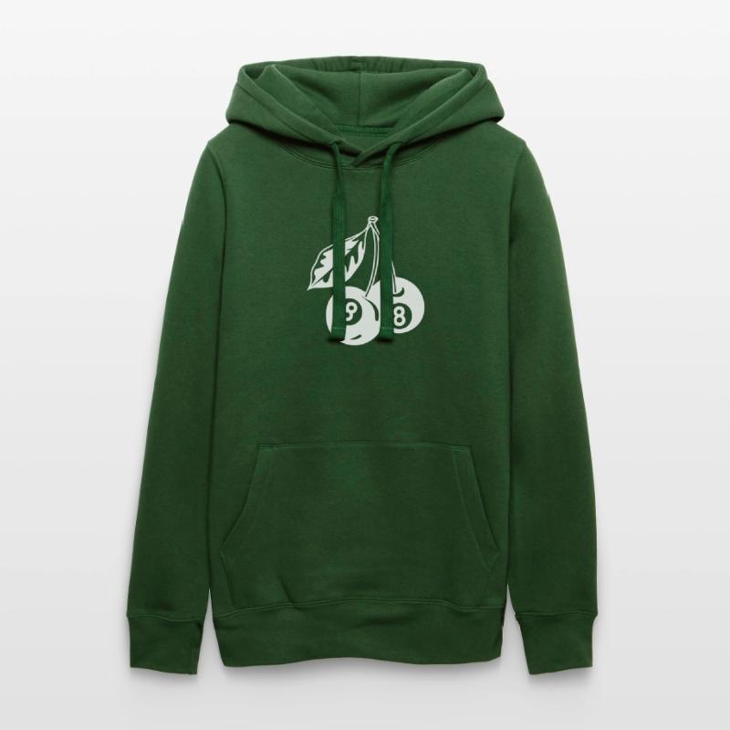 8-Ball Cherries Creative Minimalist Women’s Hooded Sweater by Russell