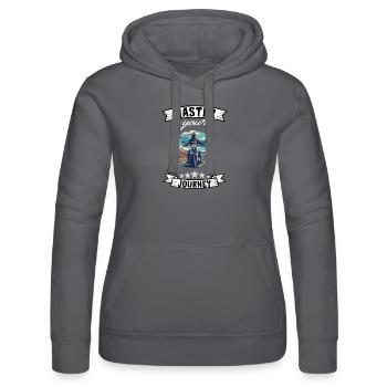 Moto Freedom moto poubelle cadeau cadeau - Sweat à capuche Russell Femme - noir - Devant - Marisol (170cm)