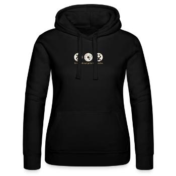 Grenouille DJ Cercle Badge - Sweat à capuche Russell Femme - noir - Devant - Marisol (170cm)
