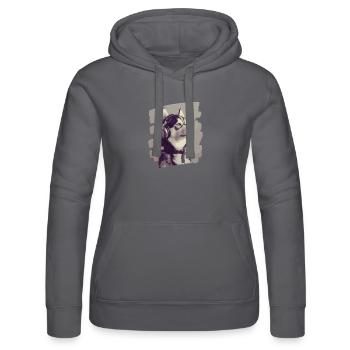 Husky - Women’s Hooded Sweater by Russell - black - Front - Marisol (170cm)