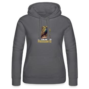 Fasane Fasan - Frauen Kapuzen Sweater von Russell - Schwarz - Vorne - Marisol (170cm)