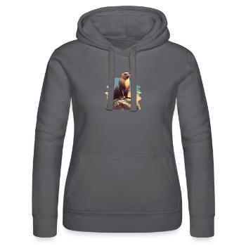 Seelöwen Seelöwe - Frauen Kapuzen Sweater von Russell - Schwarz - Vorne - Marisol (170cm)