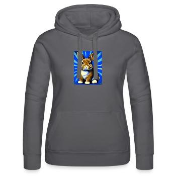Kaninchen - Frauen Kapuzen Sweater von Russell - Schwarz - Vorne - Marisol (170cm)