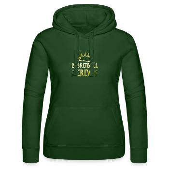 Équipe de basket-ball - Sweat à capuche Russell Femme - vert bouteille - Devant - Liana (172cm)