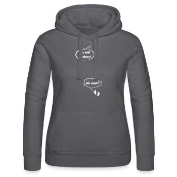 Ich will Kuchen für Schwangere - Frauen Kapuzen Sweater von Russell -  - Vorne - Marisol (170cm)