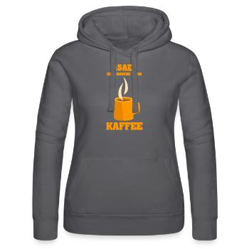 Cafe Asael - Frauen Kapuzen Sweater von Russell - Schwarz - Vorne - Marisol (170cm)