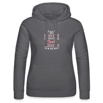 So sieht eine richtig coole Taucherin aus Tauchen - Frauen Kapuzen Sweater von Russell - Schwarz - Vorne - Marisol (170cm)