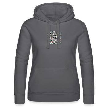 Restez merveilleux - Sweat à capuche Russell Femme - noir - Devant - Marisol (170cm)