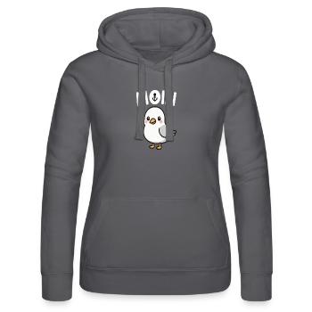 Niedliche Möwe mit Anker-Details - Frauen Kapuzen Sweater von Russell - Schwarz - Vorne - Marisol (170cm)