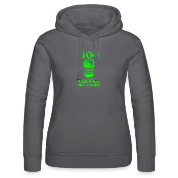404 Not Found, Software Developer Shirt, Hoodie - Frauen Kapuzen Sweater von Russell - Schwarz - Vorne - Marisol (170cm)