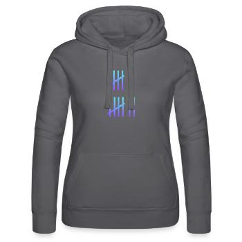 SIX SEVEN Meme - Frauen Kapuzen Sweater von Russell - Schwarz - Vorne - Marisol (170cm)