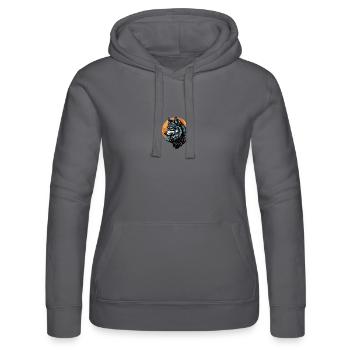 Wolf Mond - Frauen Kapuzen Sweater von Russell - Schwarz - Vorne - Marisol (170cm)