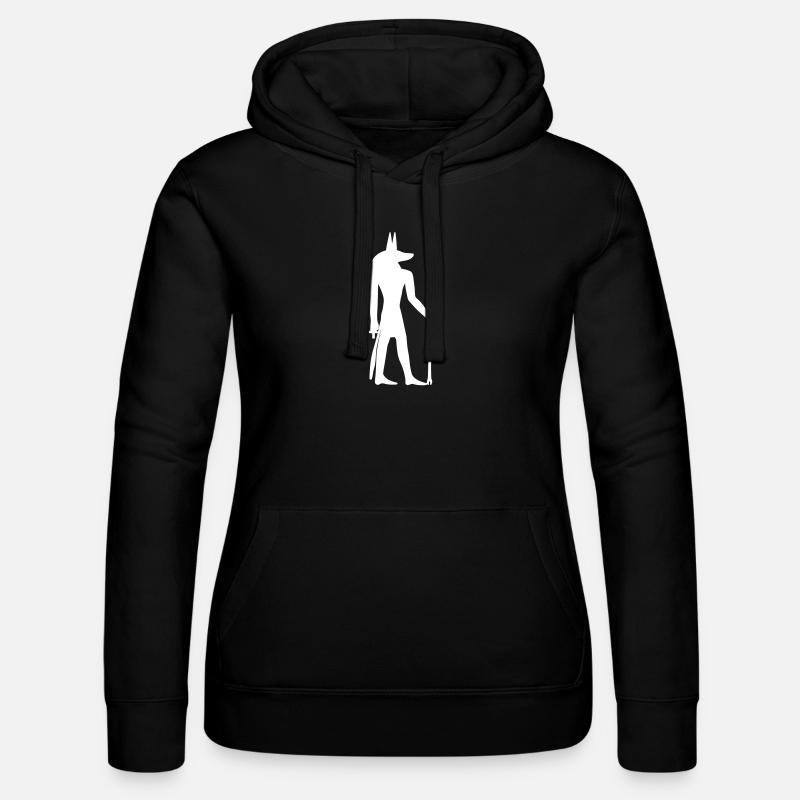 Anubis - Women’s Hooded Sweater by Russell - black