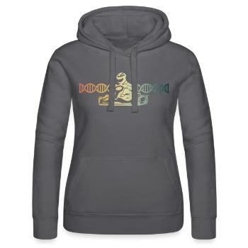 Gokart DNS Kart Racing DNS - Frauen Kapuzen Sweater von Russell - Schwarz - Vorne - Marisol (170cm)