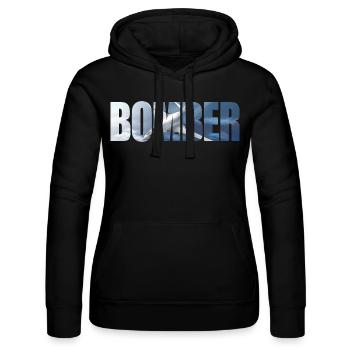 Bomber Tu-160 - Frauen Kapuzen Sweater von Russell - Schwarz - Vorne - Marisol (170cm)