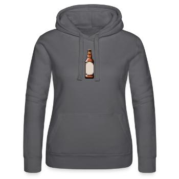 Bierflasche Bier - Frauen Kapuzen Sweater von Russell - Schwarz - Vorne - Marisol (170cm)