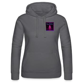 Weihnachten - Frauen Kapuzen Sweater von Russell - Schwarz - Vorne - Marisol (170cm)
