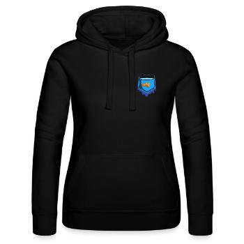 Poisson de poche - Sweat à capuche Russell Femme - noir - Devant - Marisol (170cm)