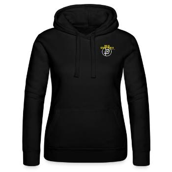 Erwachsene LOGO - Frauen Kapuzen Sweater von Russell - Schwarz - Vorne - Marisol (170cm)