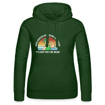 Gallenkrebs - Frauen Kapuzen Sweater von Russell - Flaschengrün - Vorne - Liana (172cm)