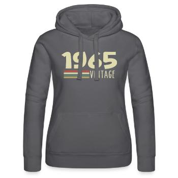 1965 Anniversaire 1965 - Sweat à capuche Russell Femme - noir - Devant - Marisol (170cm)