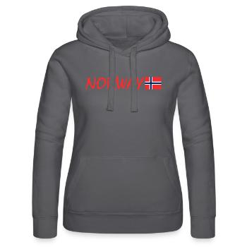 Norwegen - Frauen Kapuzen Sweater von Russell - Schwarz - Vorne - Marisol (170cm)