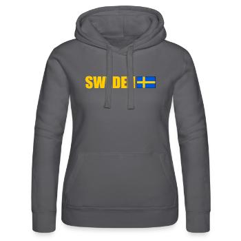 Suède - Sweat à capuche Russell Femme - noir - Devant - Marisol (170cm)