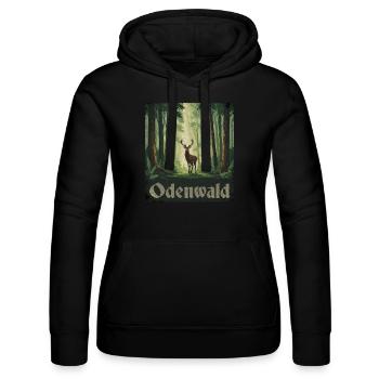 Odenwald - Frauen Kapuzen Sweater von Russell - Schwarz - Vorne - Marisol (170cm)