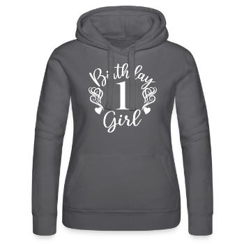 1. Geburtstag Mädchen, 1 Jahr altes Geschenk für Kinder - Frauen Kapuzen Sweater von Russell -  - Vorne - Marisol (170cm)