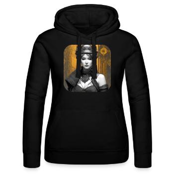 Cooles Fantasy Girl - Frauen Kapuzen Sweater von Russell - Schwarz - Vorne - Marisol (170cm)
