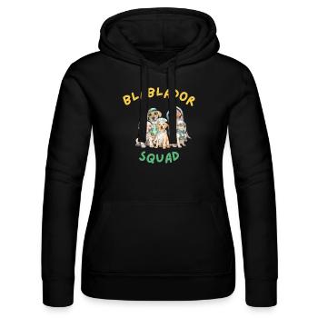 Lablador Squad Labrador - Women’s Hooded Sweater by Russell - black - Front - Marisol (170cm)