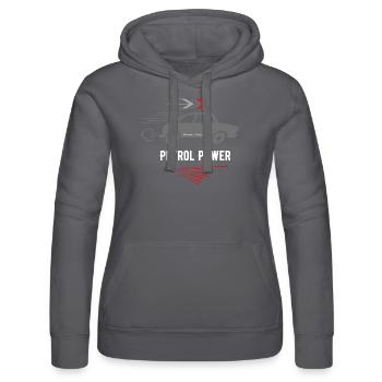 Puissance du carburant - Sweat à capuche Russell Femme - noir - Devant - Marisol (170cm)