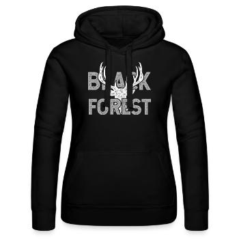 Forêt-Noire pour les chemises noires - Sweat à capuche Russell Femme - noir - Devant - Marisol (170cm)