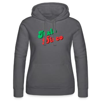 Italo Disco t-shirt abat-jour - Sweat à capuche Russell Femme - noir - Devant - Marisol (170cm)