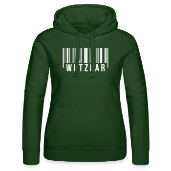 Wetzlar Westerwald - Frauen Kapuzen Sweater von Russell - Flaschengrün - Vorne - Liana (172cm)